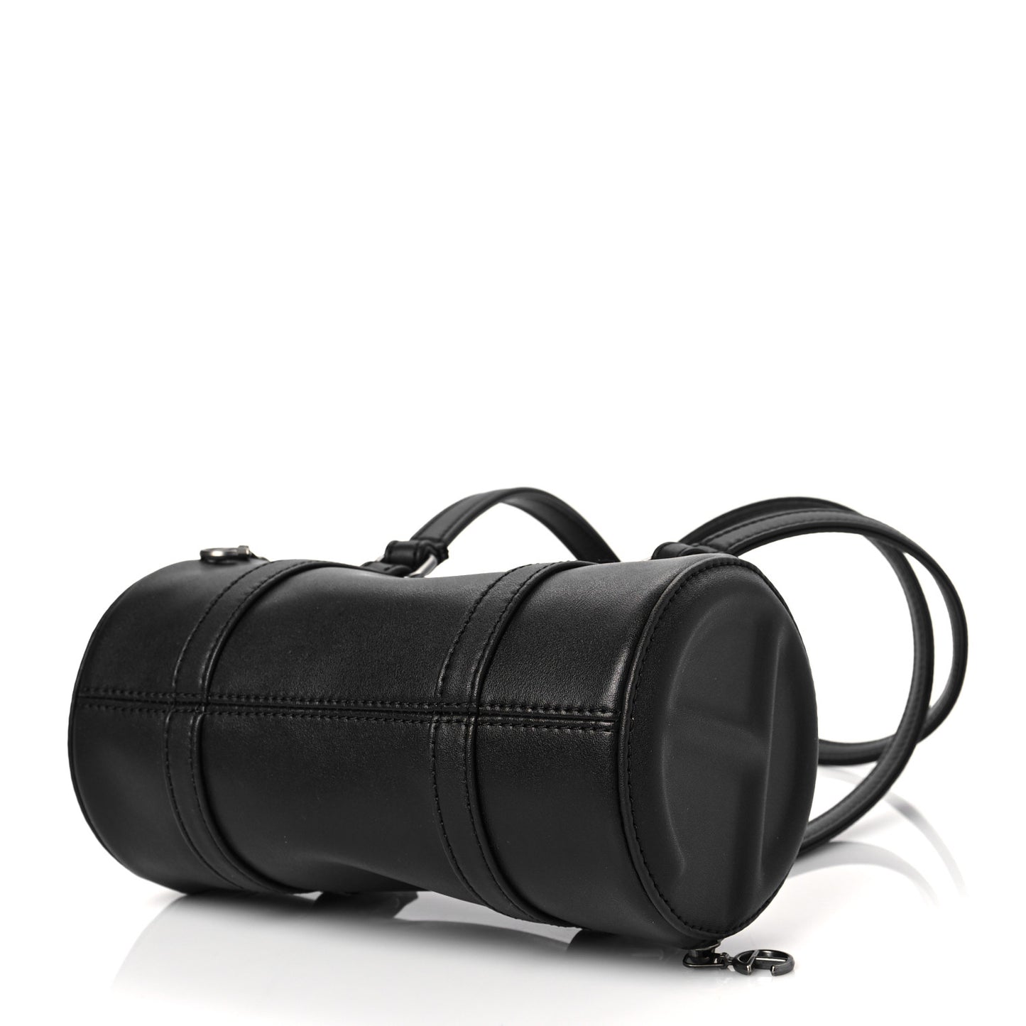 Vegan Leather Small Duffle Black