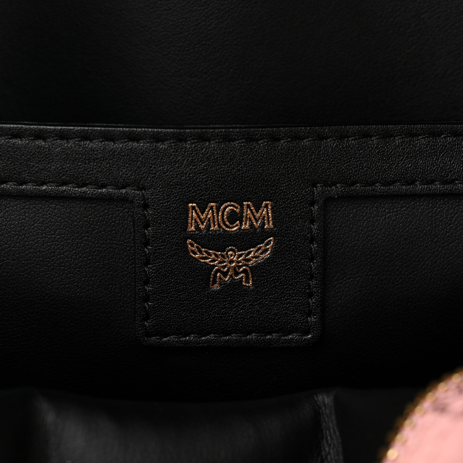 MCM Visetos Small Side Stud Stark Backpack Soft Pink 6 of 10
