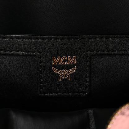 MCM Visetos Small Side Stud Stark Backpack Soft Pink 6 of 10
