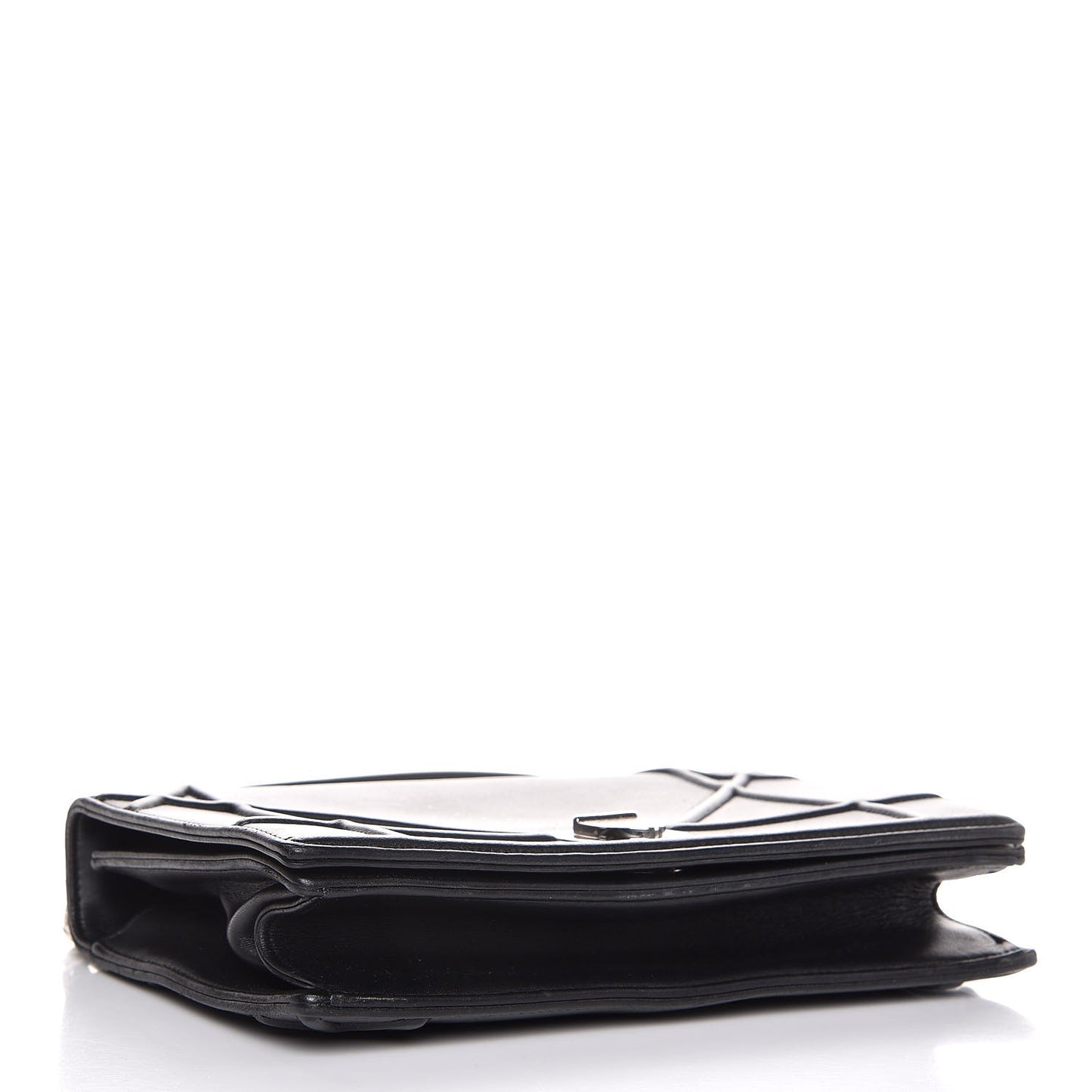 Lambskin Medium Diorama Flap Bag Black