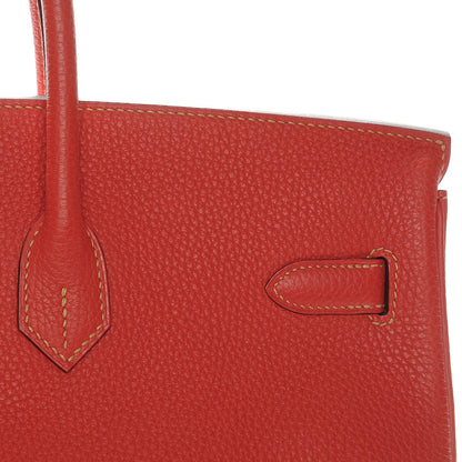 Hermes Taurillon Clemence Birkin 40 Bougainvillea Rubis 25 of 27