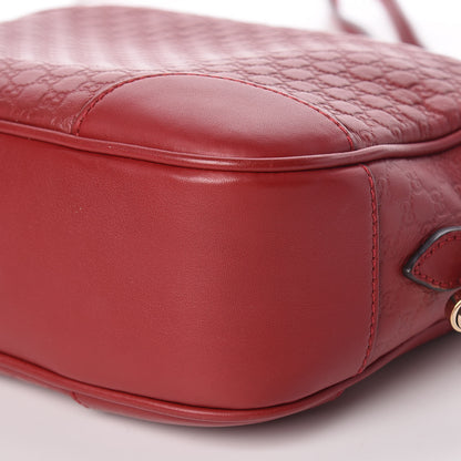 Gucci Microguccissima Mini Bree Messenger Bag Red 9 of 10