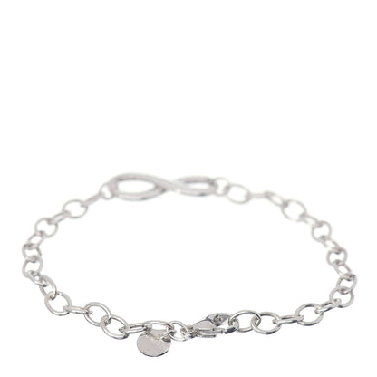 Tiffany Sterling Silver Infinity Chain Bracelet 3 of 4