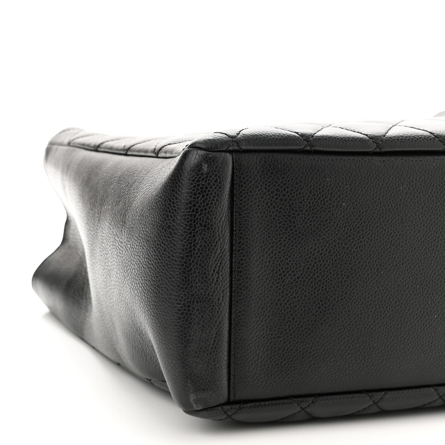 Caviar Quilted Grand Shopping Tote GST Black