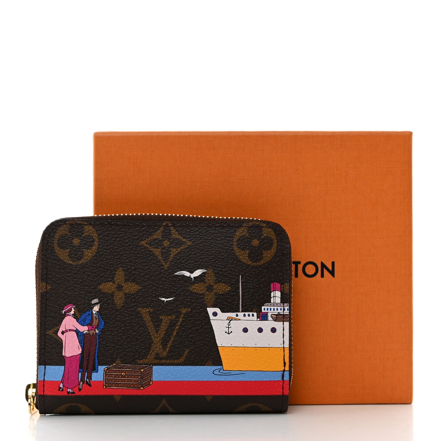 Monogram 2016 Christmas Animation Zippy Coin Purse