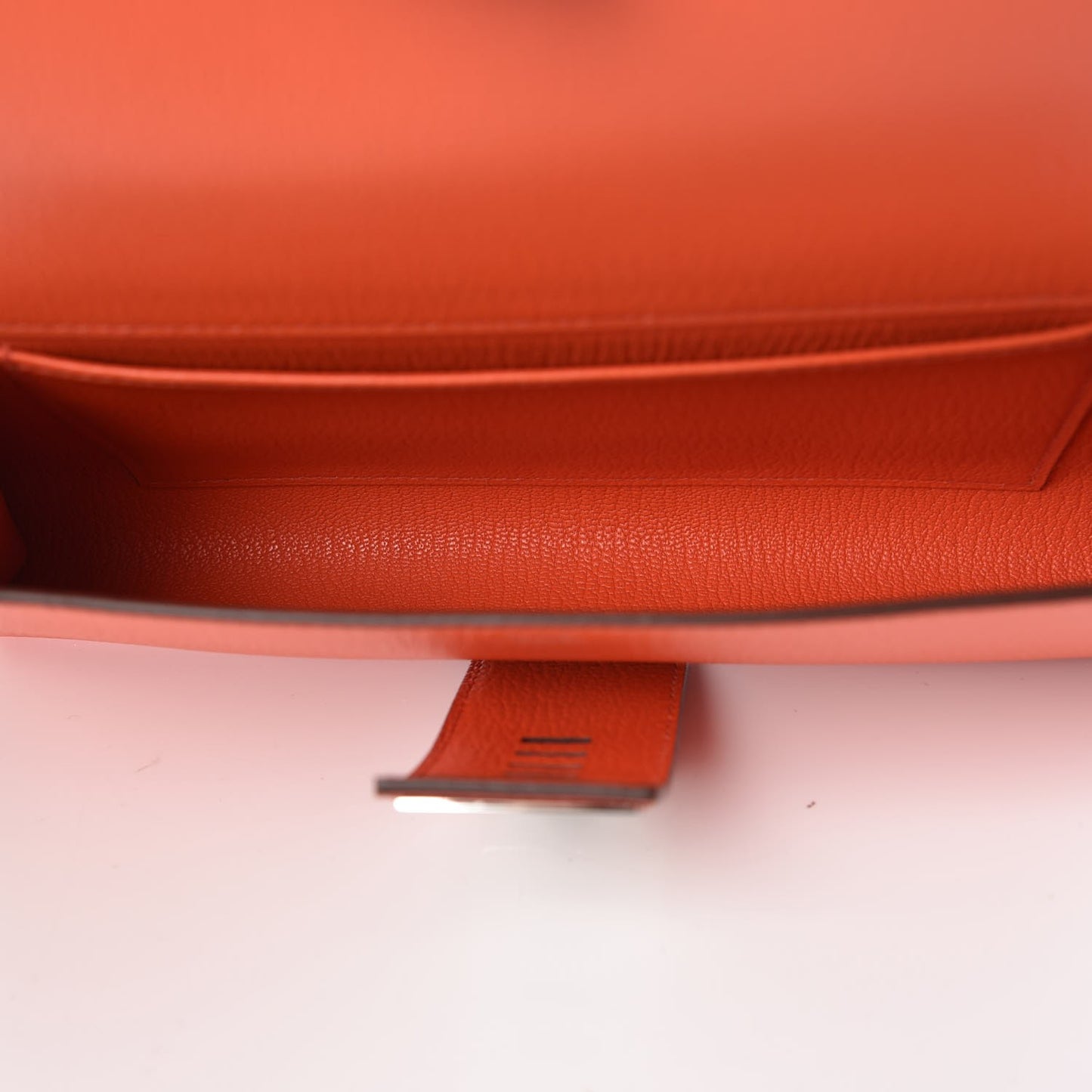 Chevre Mysore Medor 23 Clutch Orange Poppy