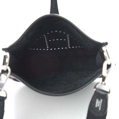Hermes Taurillon Clemence Evelyne TPM Black 5 of 11