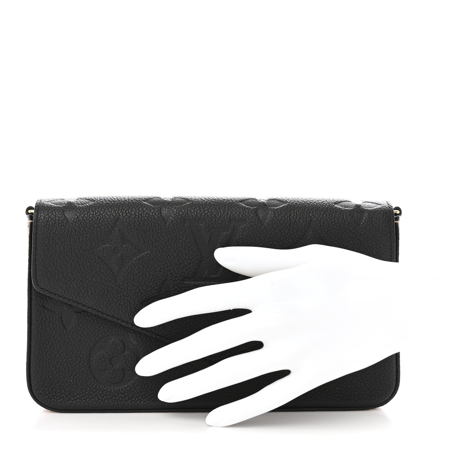 Empreinte Monogram Giant Wild At Heart Felicie Pochette Black