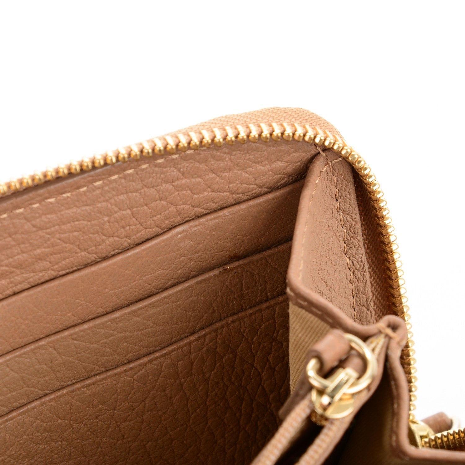 Jimmy Choo Grainy Calfskin Rush Wallet Clutch Nude 11 of 12