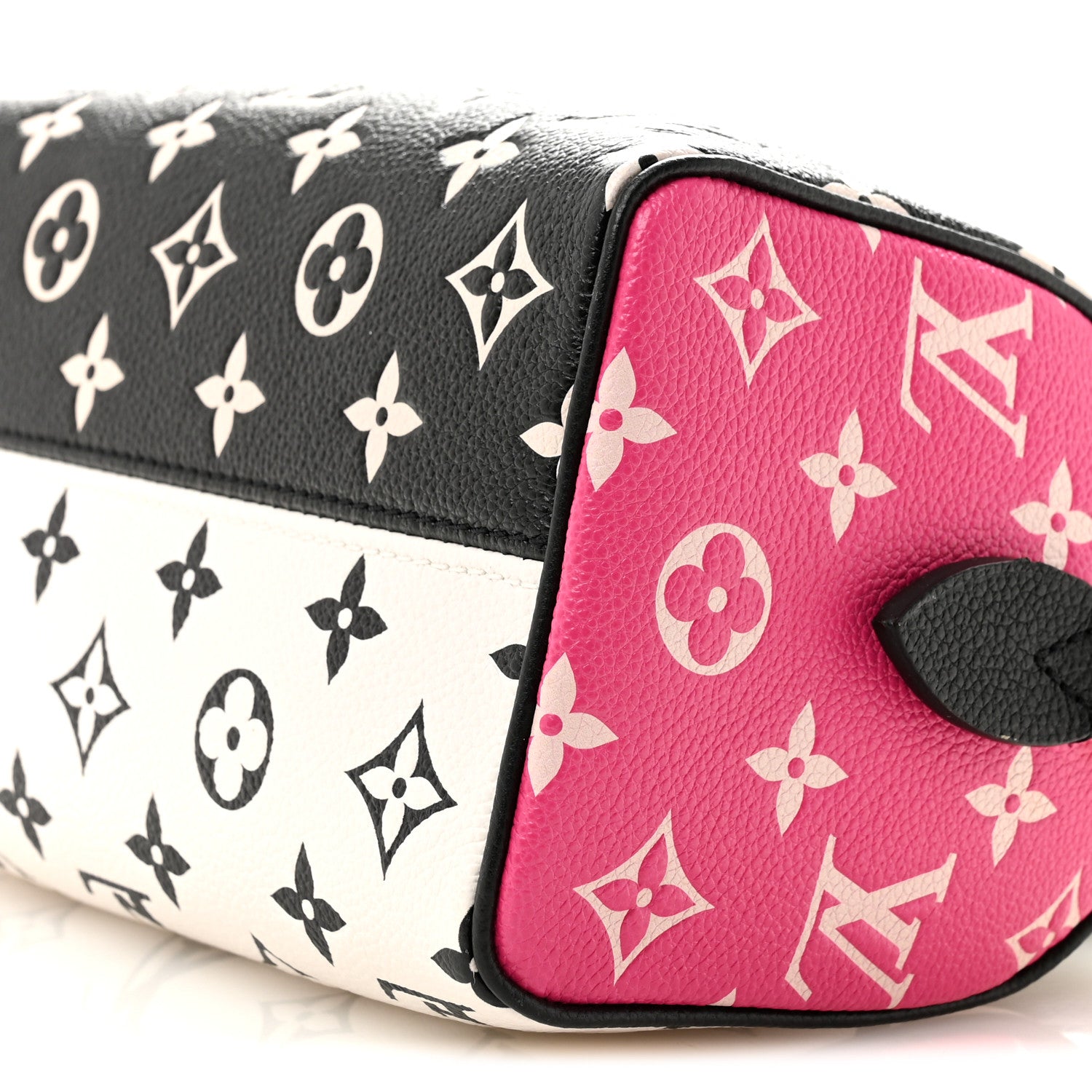 Louis Vuitton Empreinte Monogram Spring in the City Speedy Bandouliere 20 Black White Pink 9 of 10