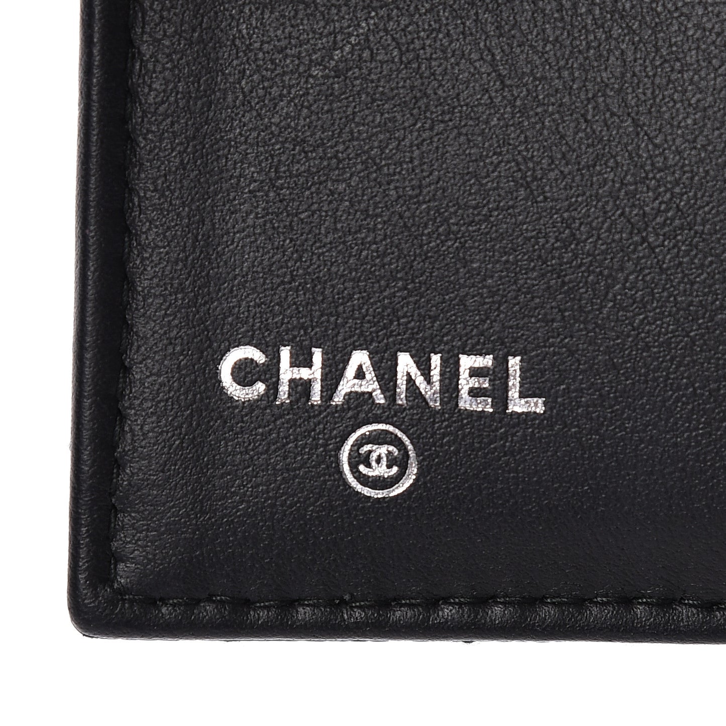 Caviar Quilted Small Boy Flap Wallet Black
