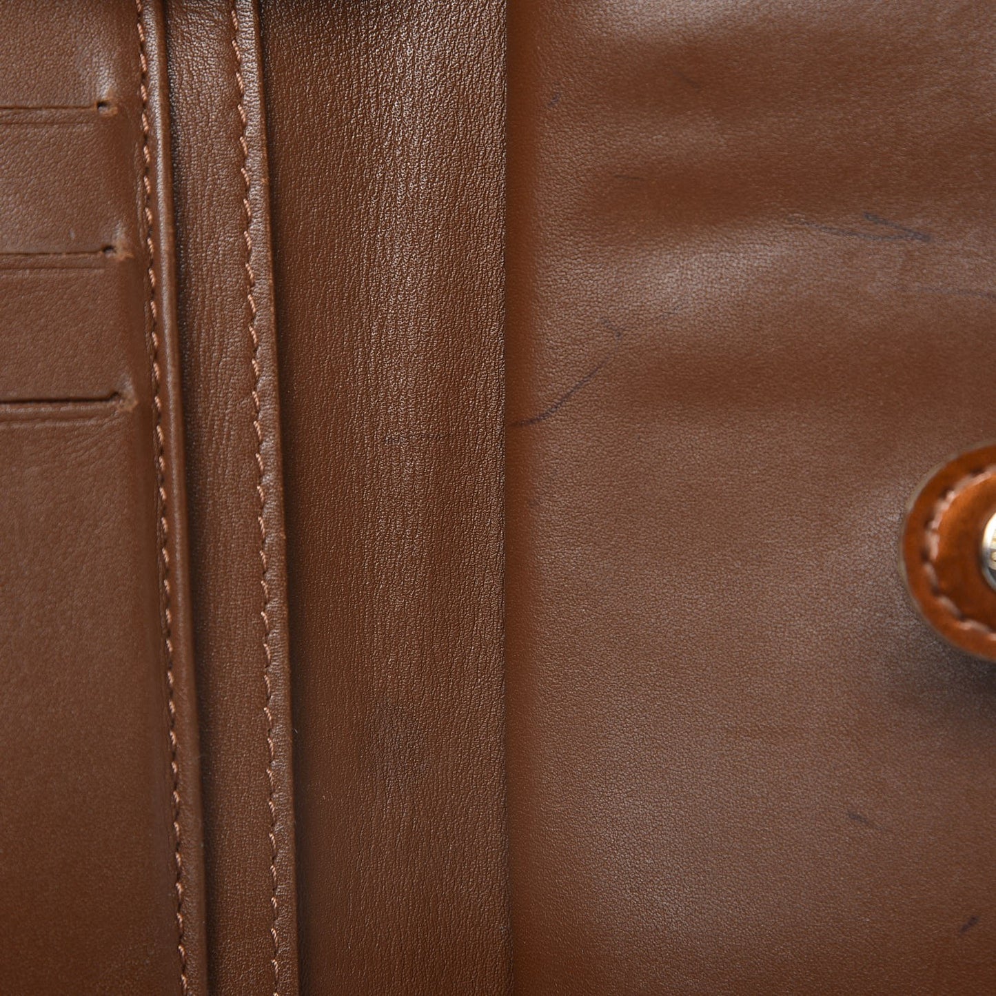 Vernis French Purse Wallet Bronze