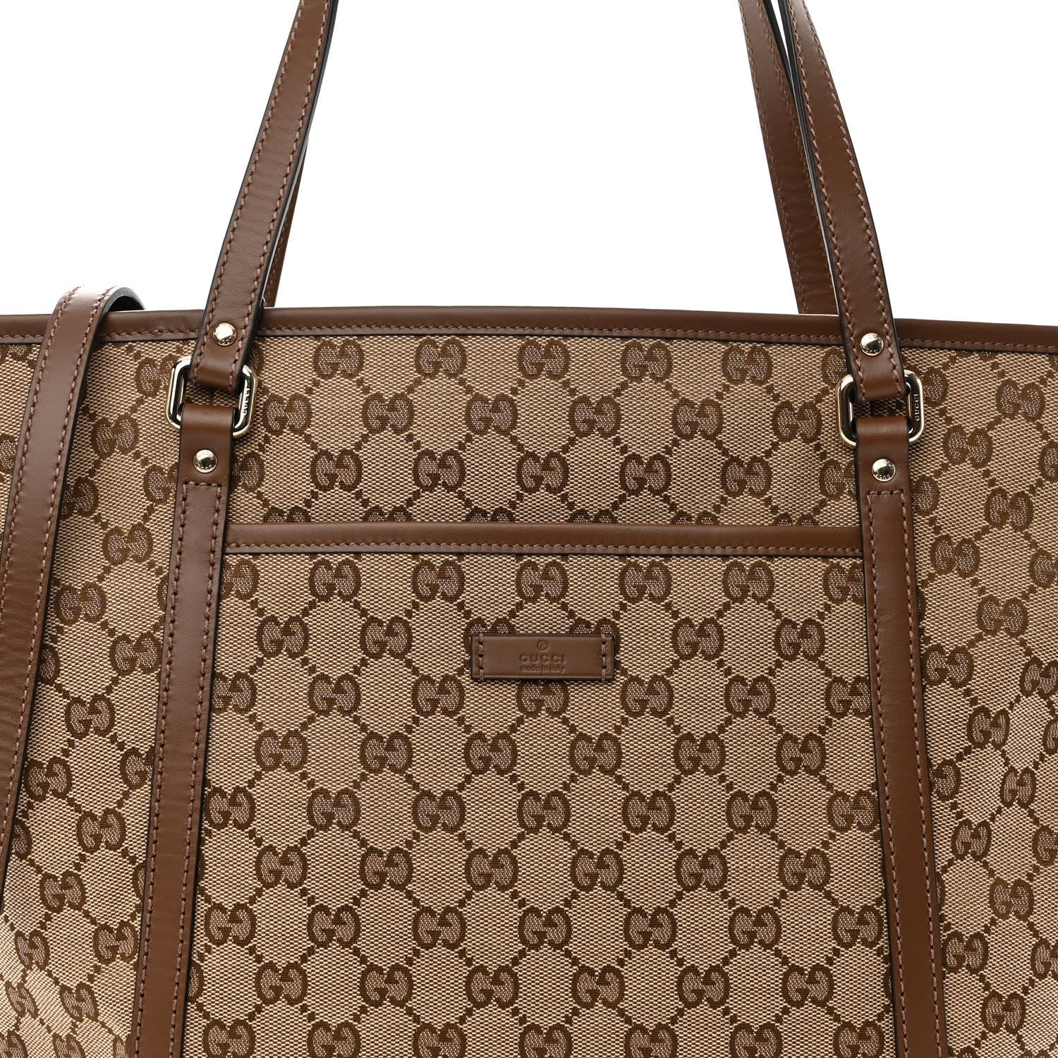 Gucci GG Supreme Monogram Medium Joy Tote Brown 7 of 9
