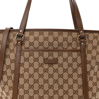 Gucci GG Supreme Monogram Medium Joy Tote Brown 7 of 9