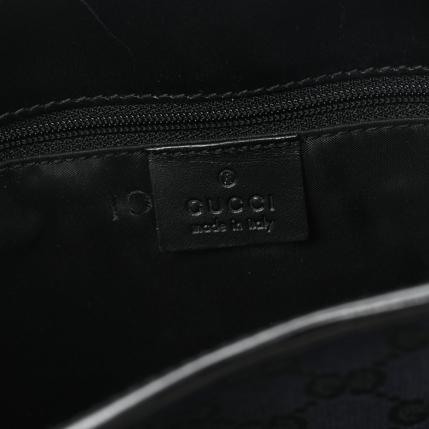 Monogram Bardot Shoulder Bag Black