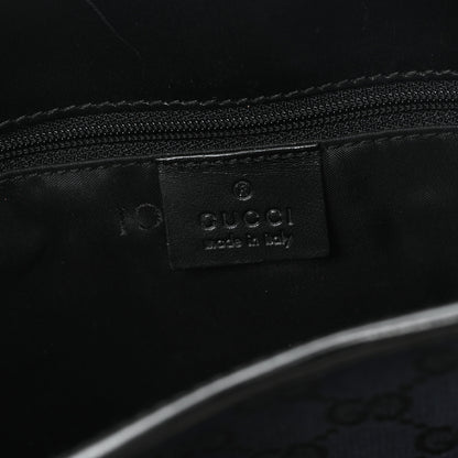 Gucci Monogram Bardot Shoulder Bag Black 6 of 11