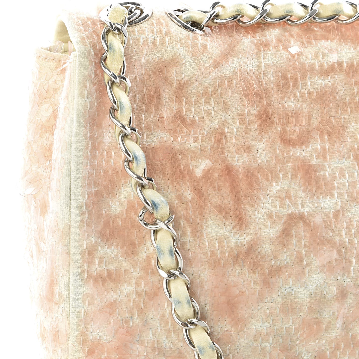 Sequin Paillette Small Flap Light Pink