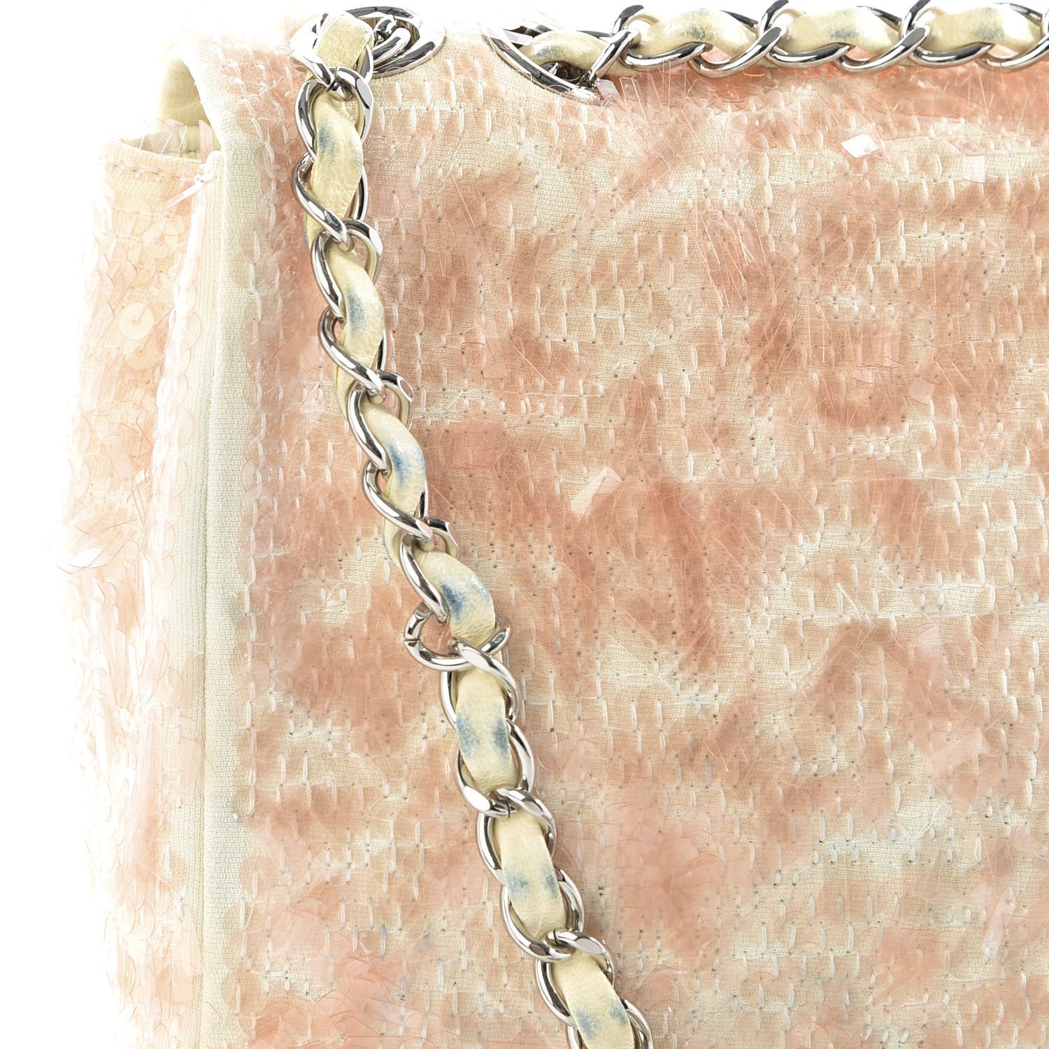 Chanel Sequin Paillette Small Flap Light Pink 9 of 10