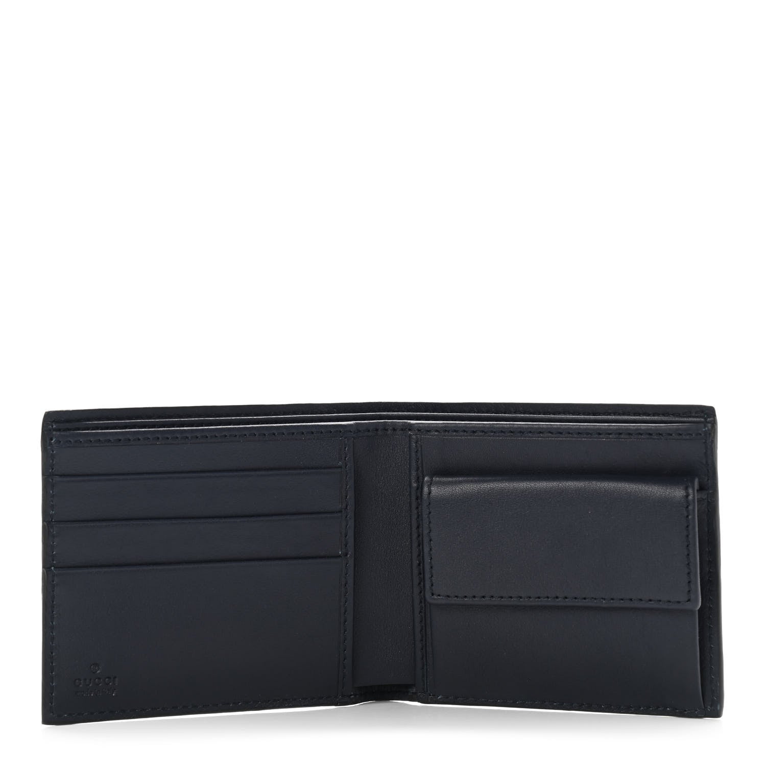 Gucci Microguccissima Mens Bi-Fold Wallet Navy 5 of 9