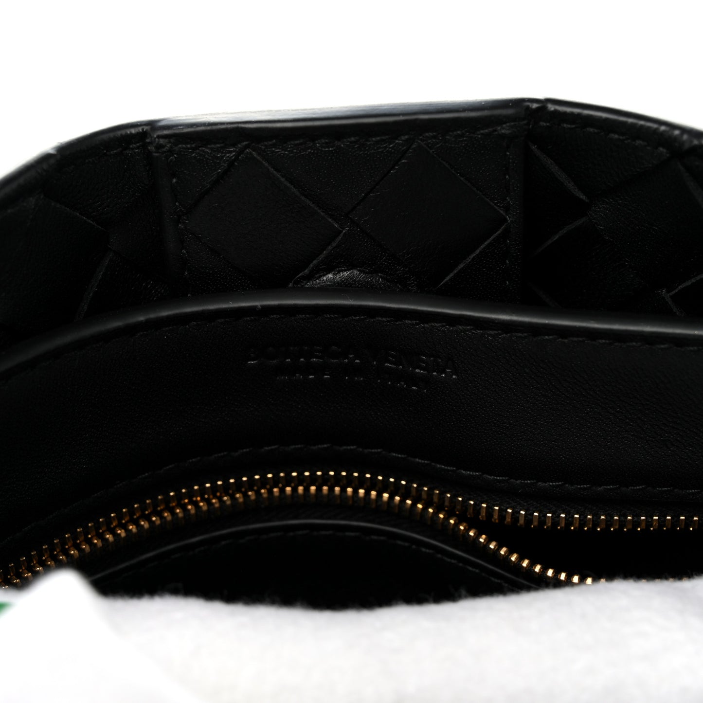 Nappa Intrecciato Small Andiamo Shoulder Bag Black