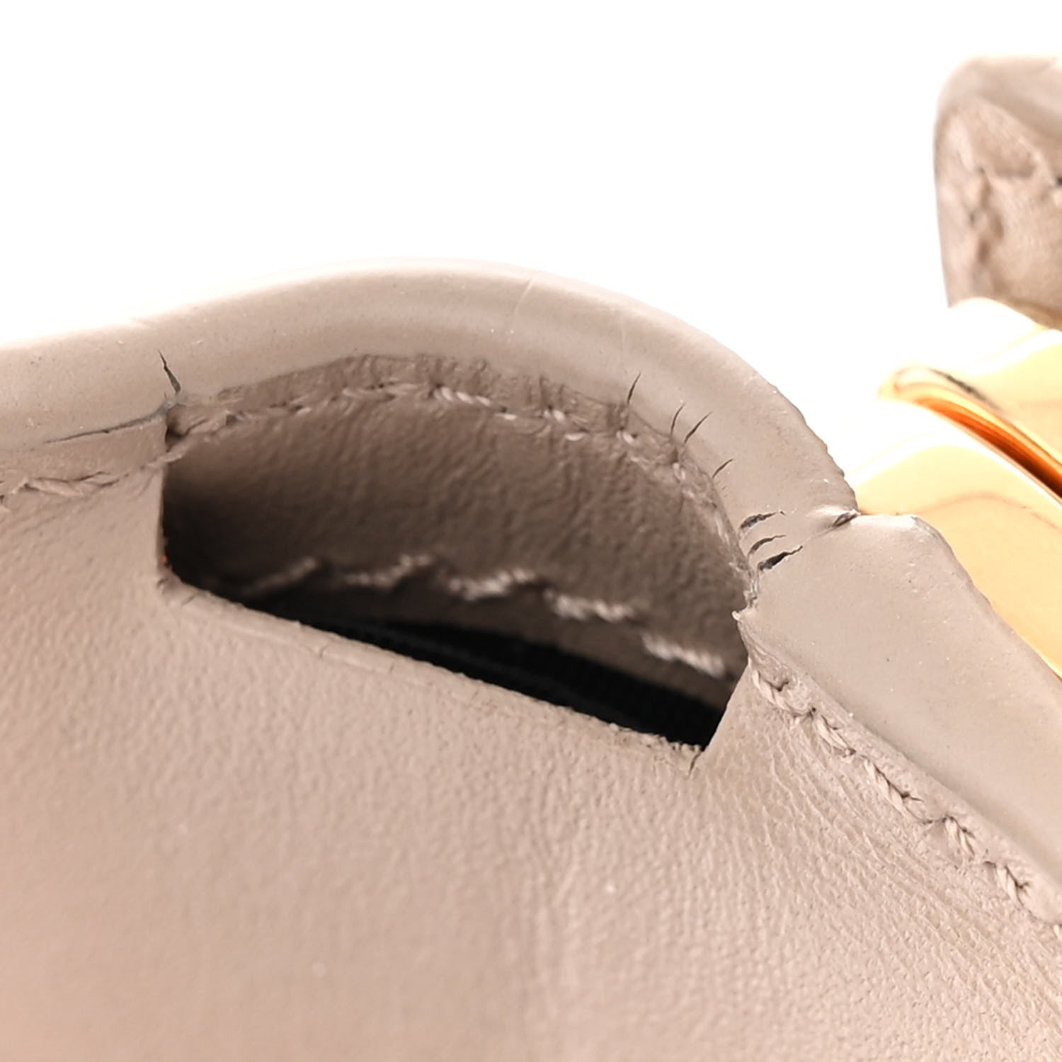 Saint Laurent Smooth Calfskin Monogram Rider Belt Bag Taupe 12 of 13