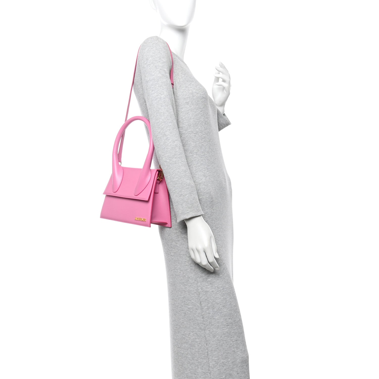 Jacquemus Smooth Calfskin Le Grand Chiquito Pink 2 of 10