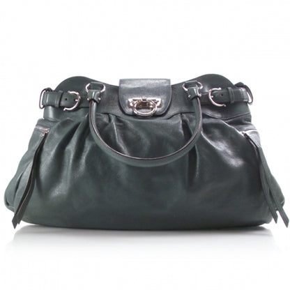 FASHIONPHILE SALVATOREFERRAGAMOLeatherMarisaGreen 1 of 9