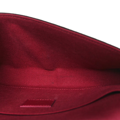 Louis Vuitton Monogram Pochette Felicie Chain Wallet Fuchsia 6 of 10