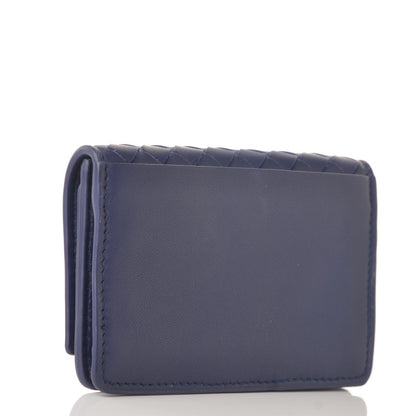 Bottega Veneta Nappa Intrecciato Card Holder Atlantic 3 of 8