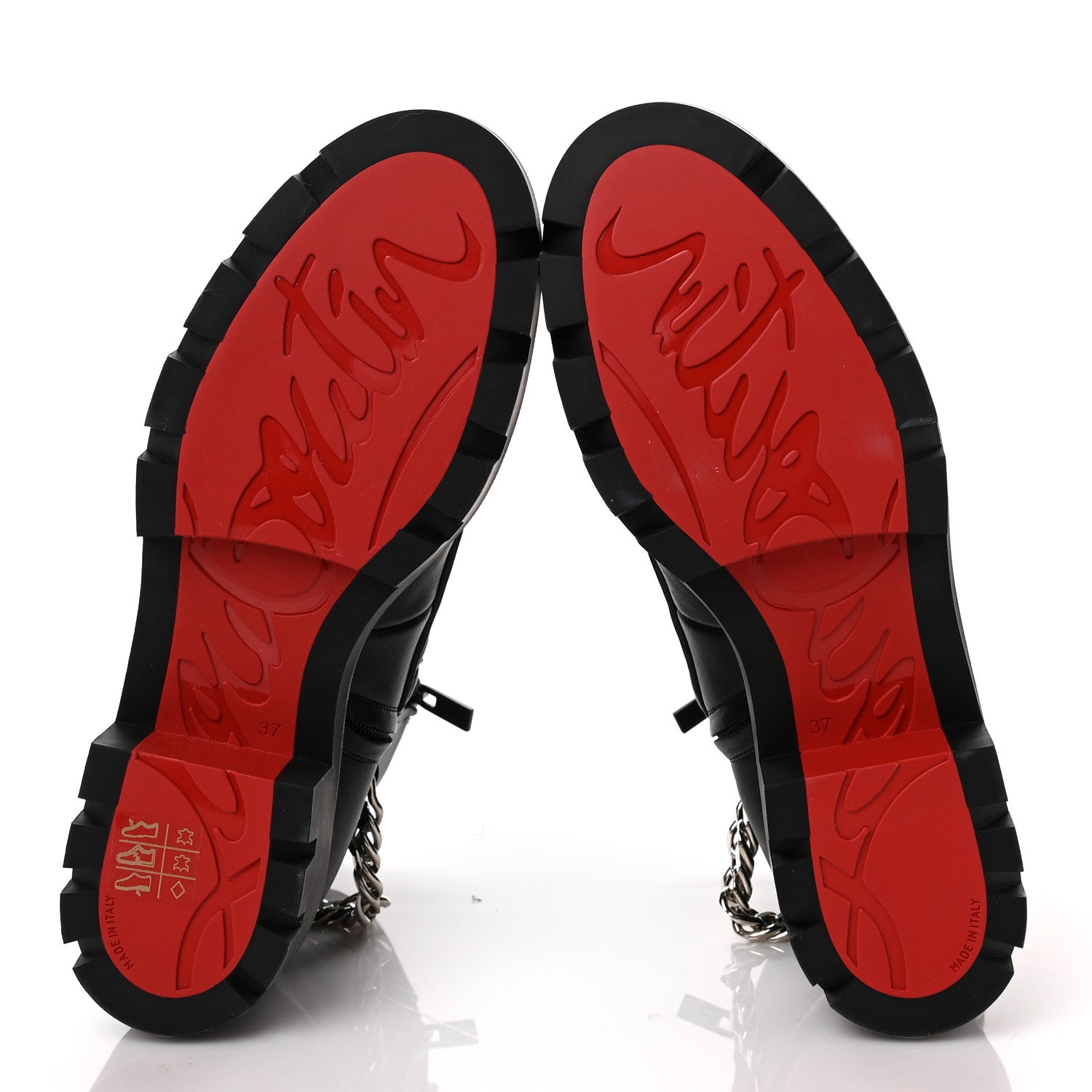 Christian Louboutin Calfskin Maddic MaxBoots 37 Black 5 of 8