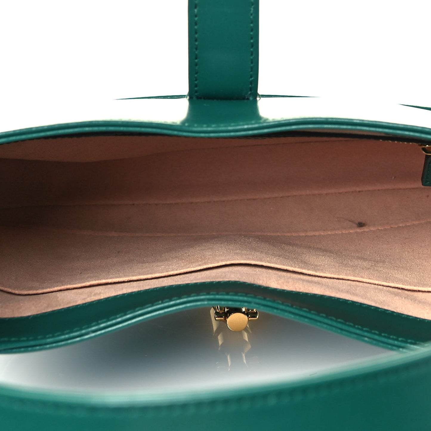 Boarded Dyana Lux Calfskin Small Jackie 1961 Hobo Emerald