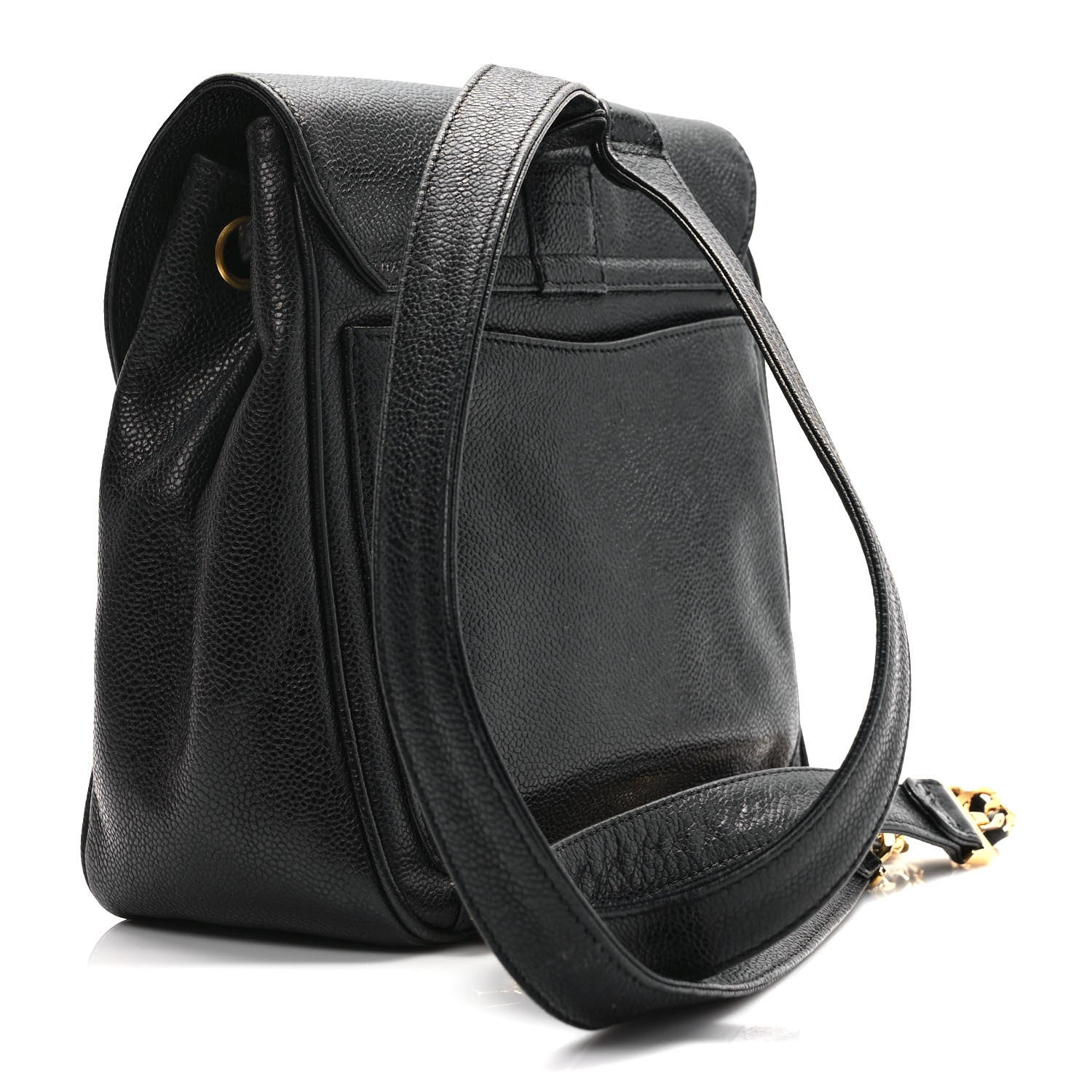 Chanel Caviar CC Backpack Black 2 of 10