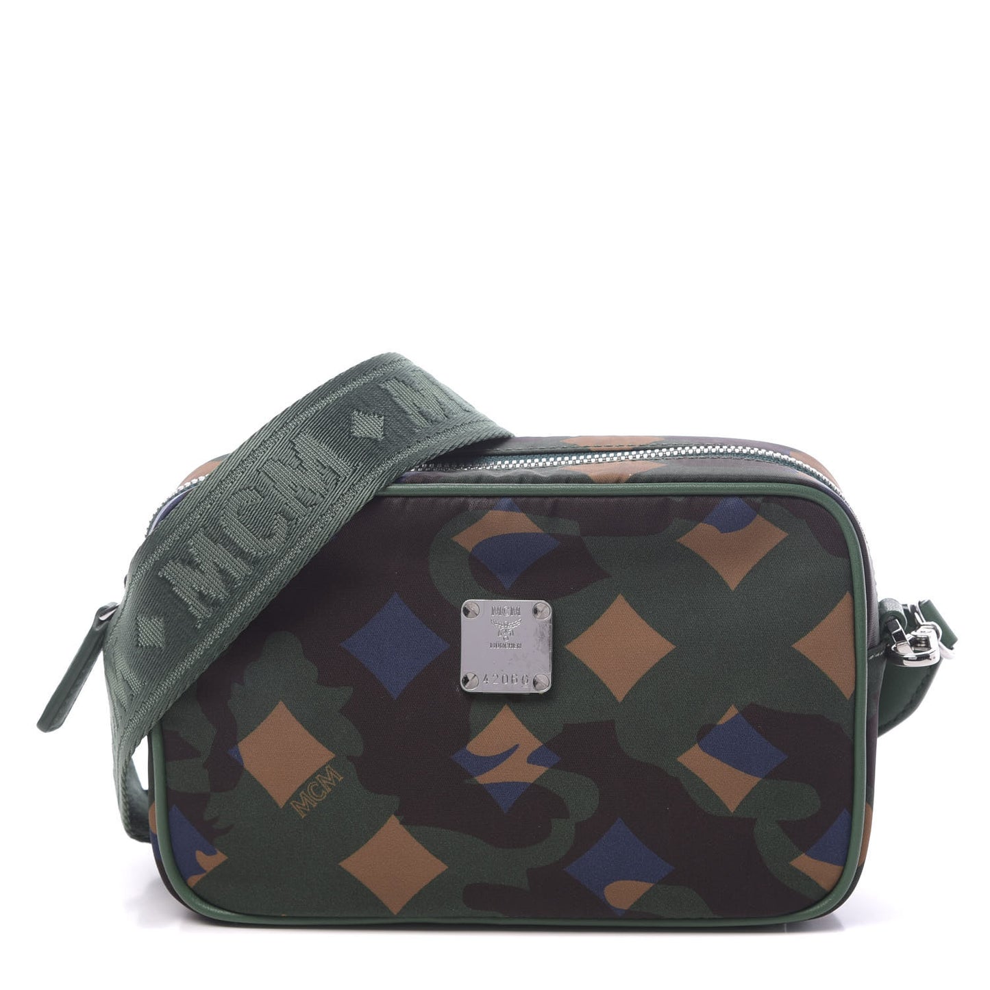 Nylon Camo Dieter Small Camera Crossbody Bag Eden