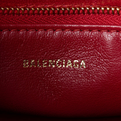 Balenciaga Grained Calfskin Medium Ville Bowling Bag Black 6 of 10