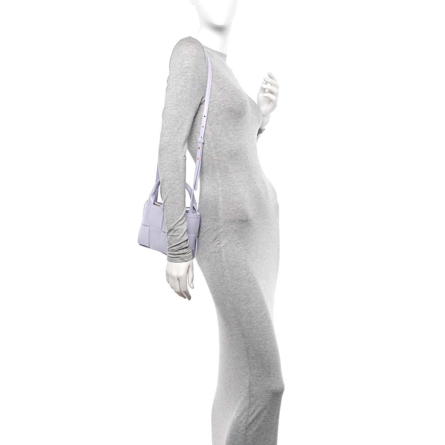 Bottega Veneta Calfskin Maxi Intreccio Candy Arco Tote Mirth Washed 2 of 10