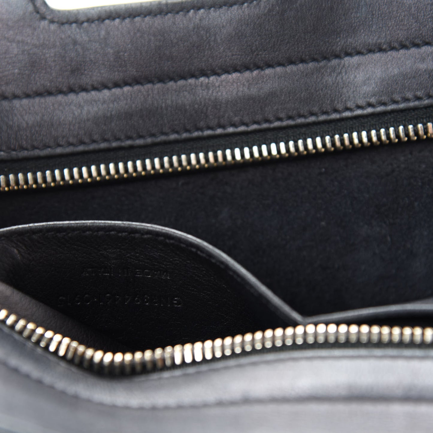 Smooth Calfskin Small Monogram Cabas Black