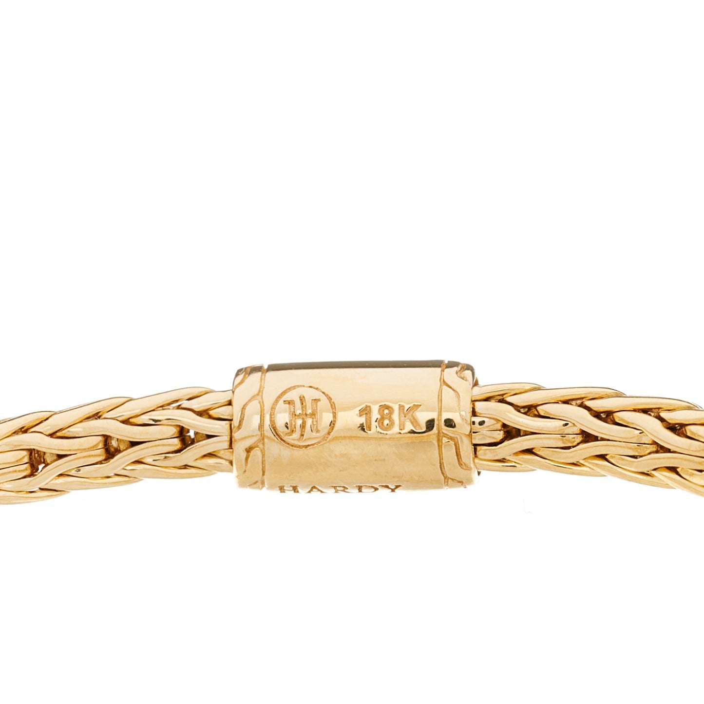 18K Yellow Gold Diamond 3.5mm Classic Chain Bracelet