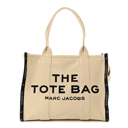 Marc Jacobs Jacquard Large The Traveler Tote Bag Warm Sand 1 of 15