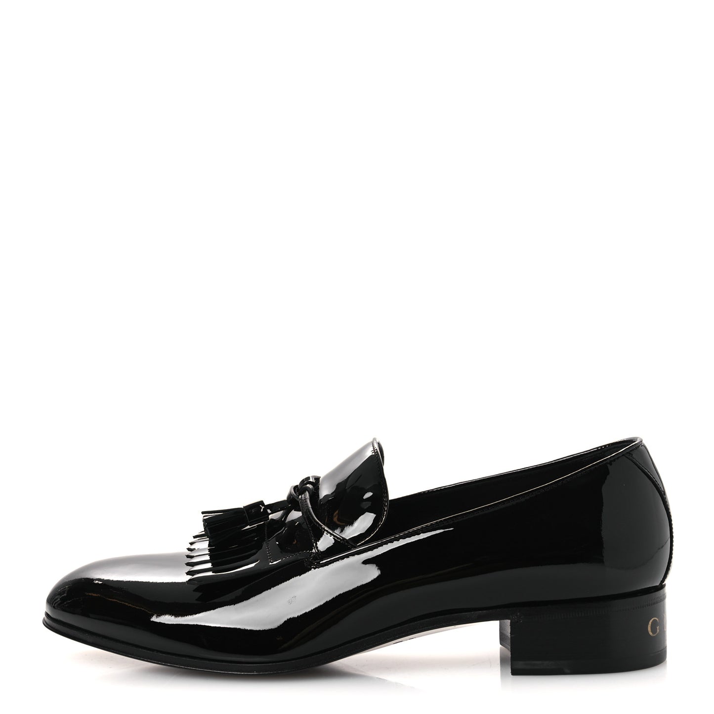 Vernice Crystal Mens Tassel Loafers 9.5 Black