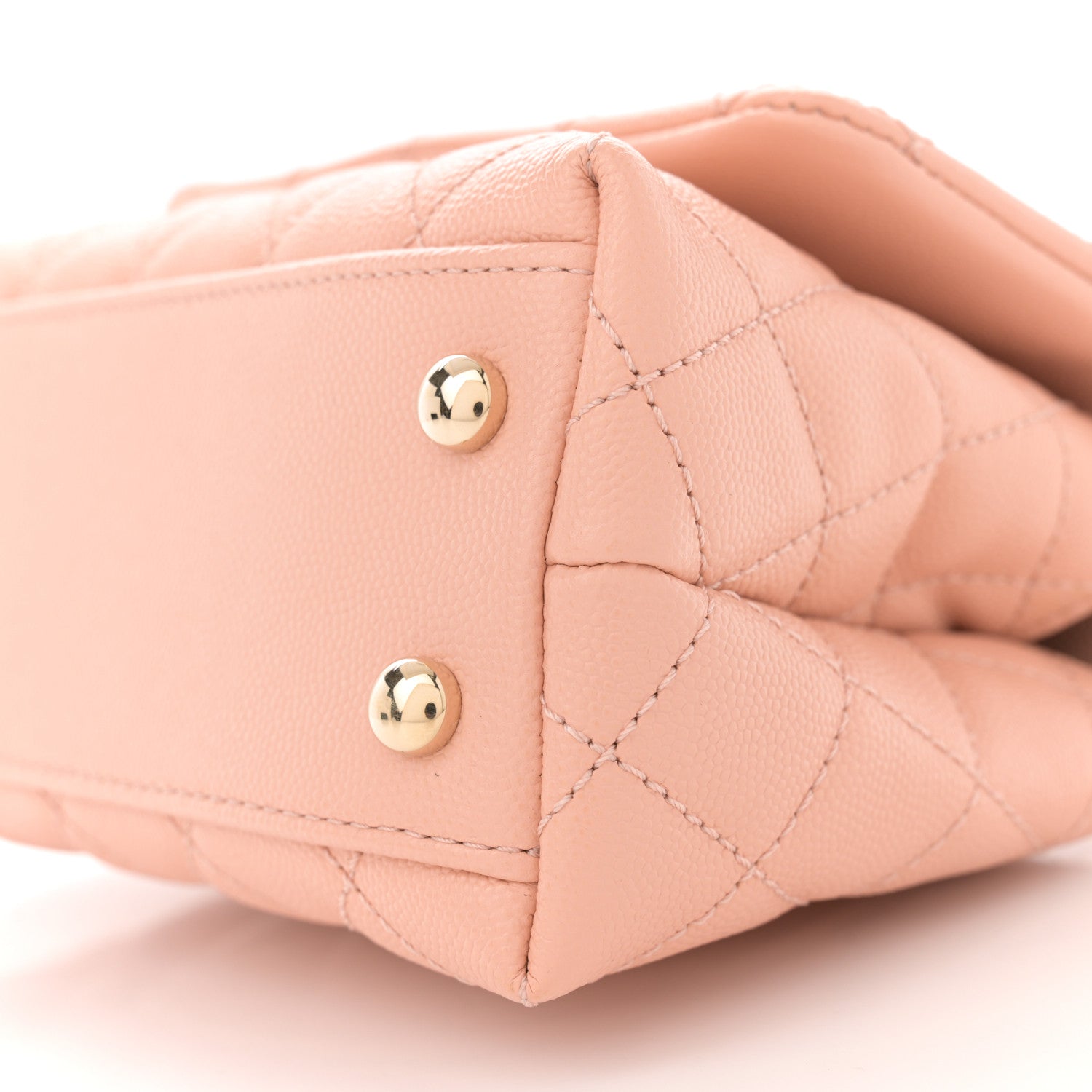 Chanel Caviar Quilted Extra Mini Coco Handle Flap Light Pink 10 of 10
