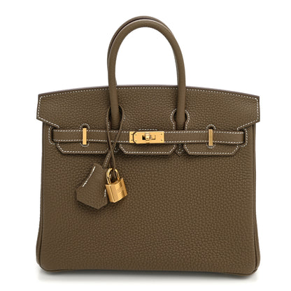 Hermes Togo Birkin 25 Etoupe 1 of 12