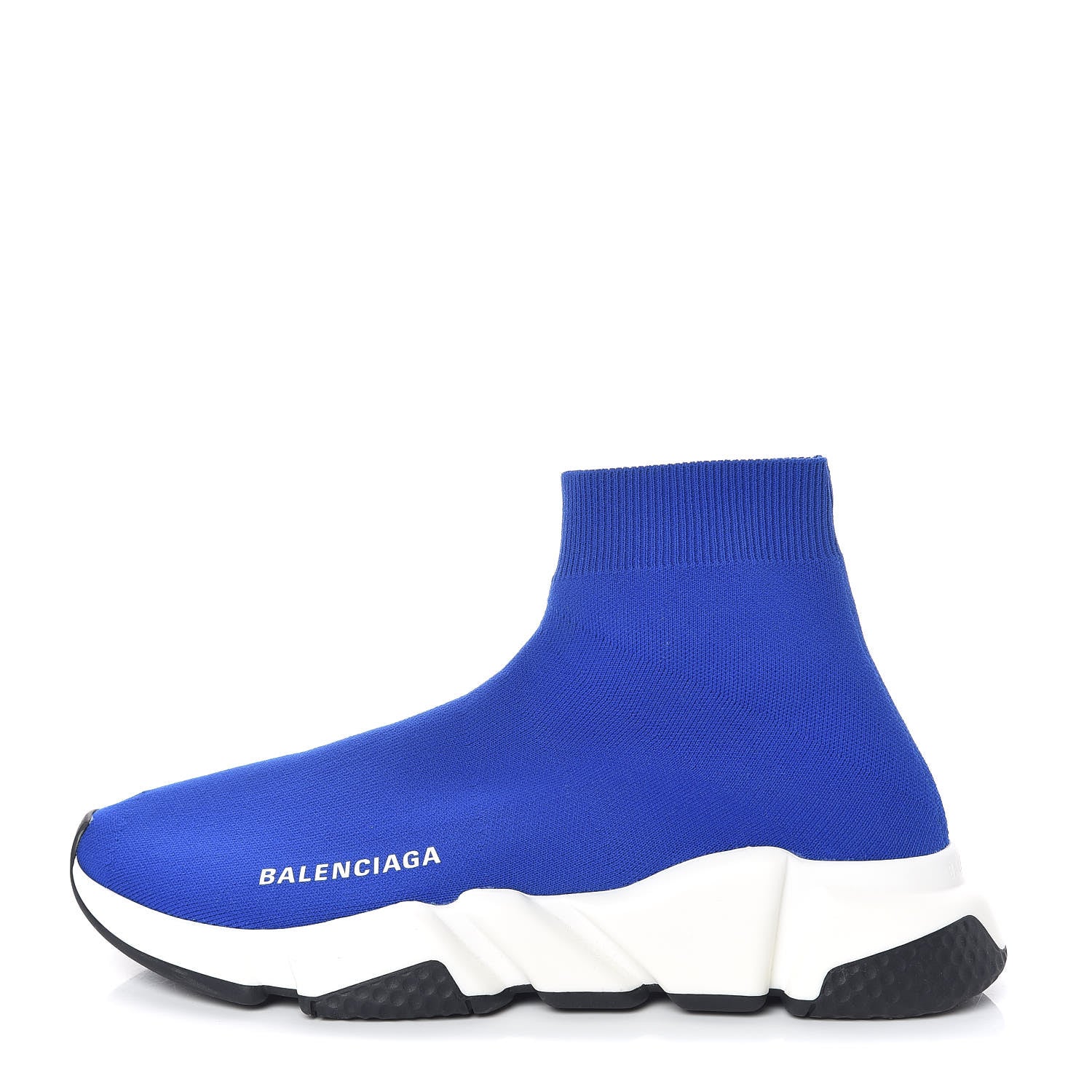 Balenciaga Neoprene Knit Womens Speed Sneakers 38 Bleu Saphir 1 of 9