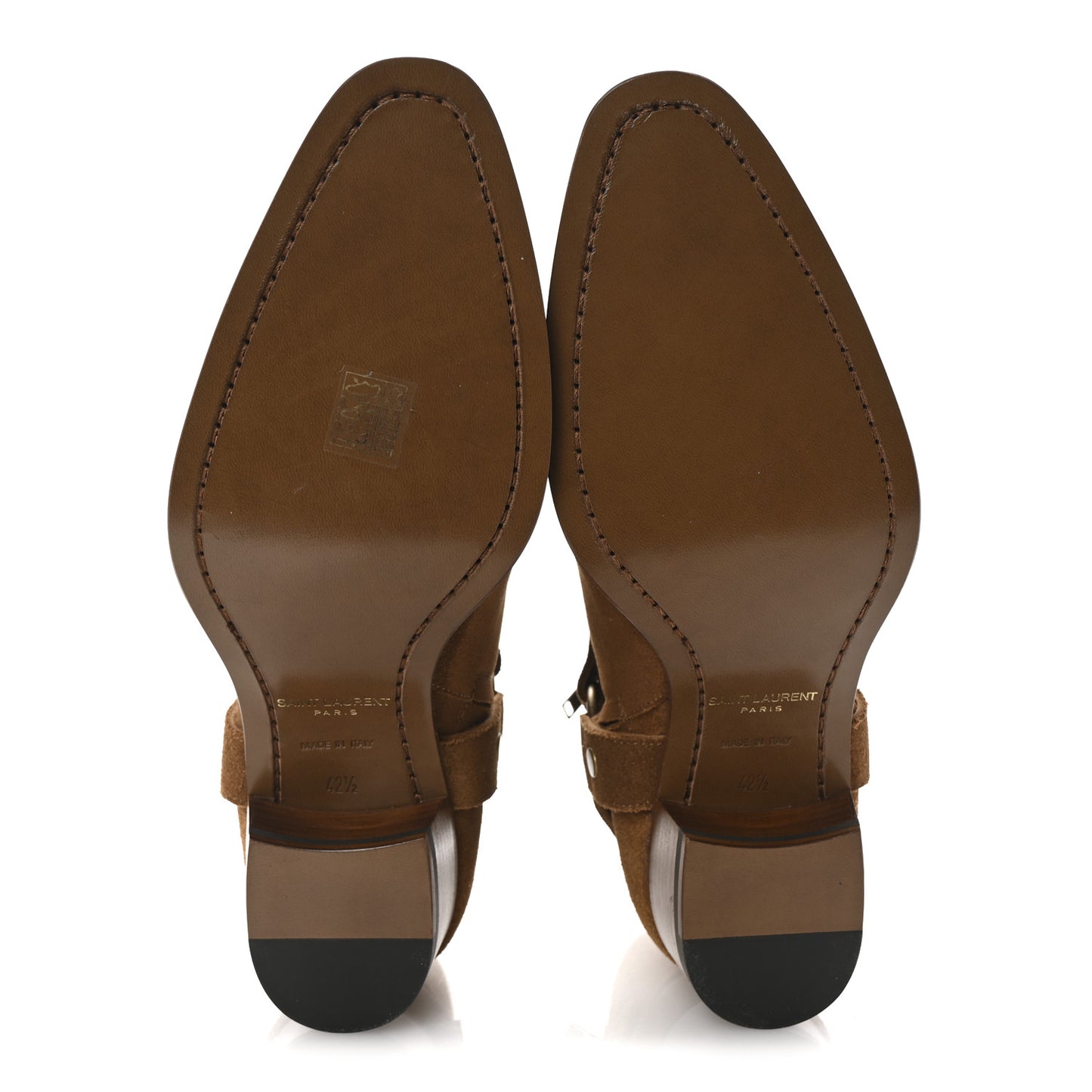 Suede Calfskin Mens Wyatt Harness Boots 42.5 Land