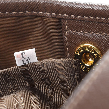 Prada Tessuto Nylon Saffiano Tote Corinto 8 of 12