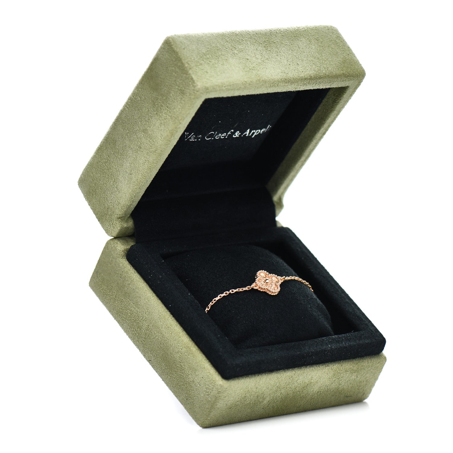 Van Cleef & Arpels 18K Rose Gold Sweet Alhambra Bracelet 4 of 4