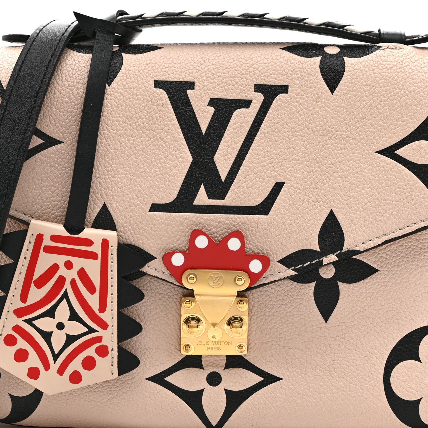 Empreinte Monogram Giant Crafty Pochette Metis Creme Black