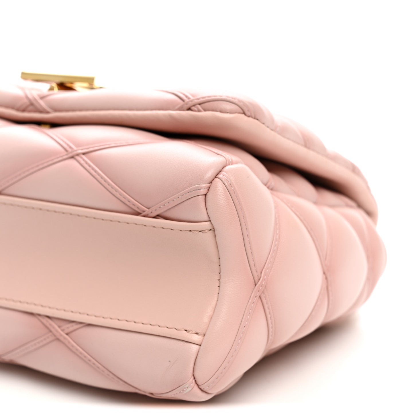 Lambskin Malletage Top Handle GO-14 MM Raspberry