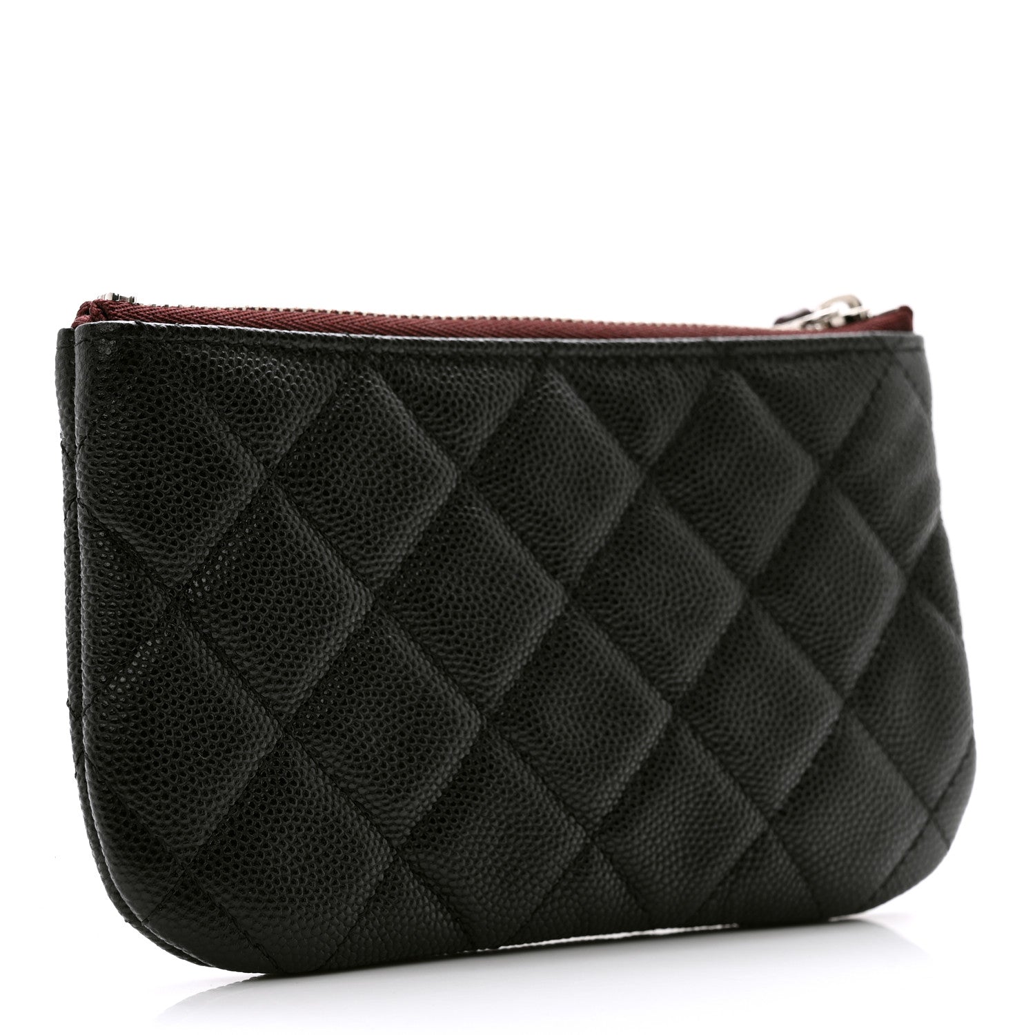 Chanel Caviar Quilted Small Cosmetic Case Black 3 of 8