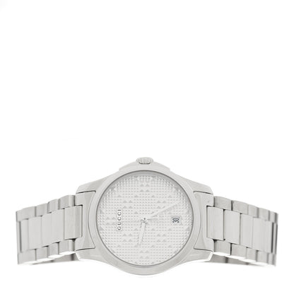 Gucci Stainless Steel 27mm G-Timeless Diamante Quartz Watch 2 of 5