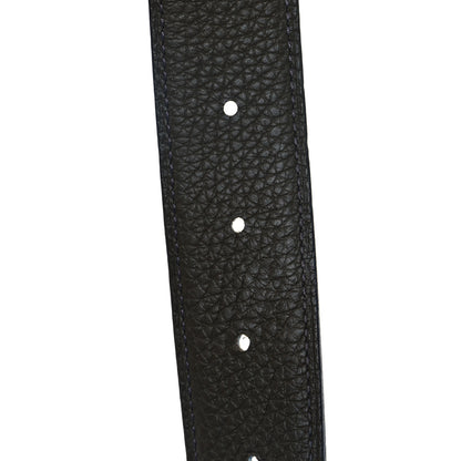 Hermes Box Togo 32mm Belt Strap 105  Bleu De Prusse Vert Maquis 4 of 4